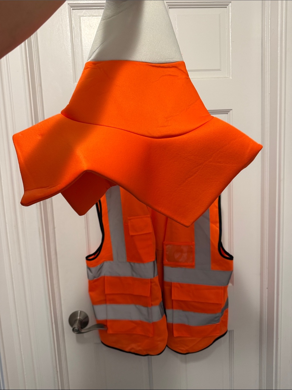 Safety cone Costume - Orange & White